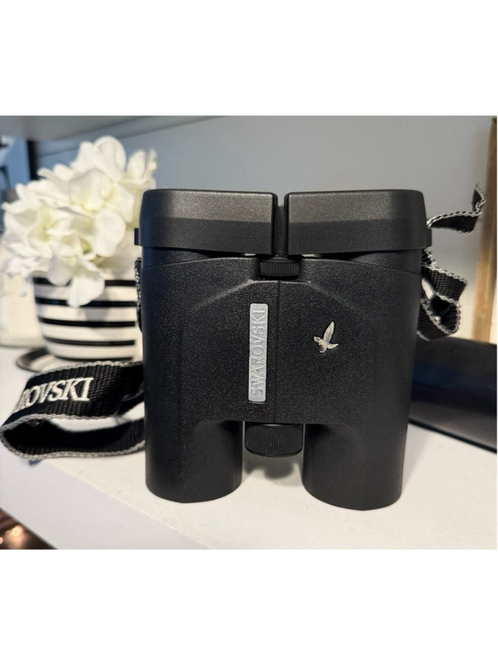 Vintage RARE Swarovski Habicht SLC 8x30 WB Black Binoculars